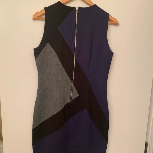 White House Black Market Color Block Dress (131) - Picture 4 of 12